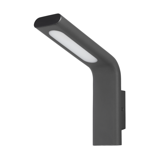 „Zen“ sieninis šviestuvas 16/2038-25, tekstūruotas antracitas, LED 10 W, 3000 K, 720 lm, CRI 90, CL.I, IP65, integruotas LED