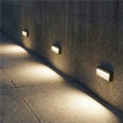 Nashira sieninis šviestuvas 16/2062 tekstūruotas baltas, LED 4,5 W 588 lm, CRI80 CL.I IP65, 2200 K–2700 K–3200 K–4000 K slankusis jungiklis