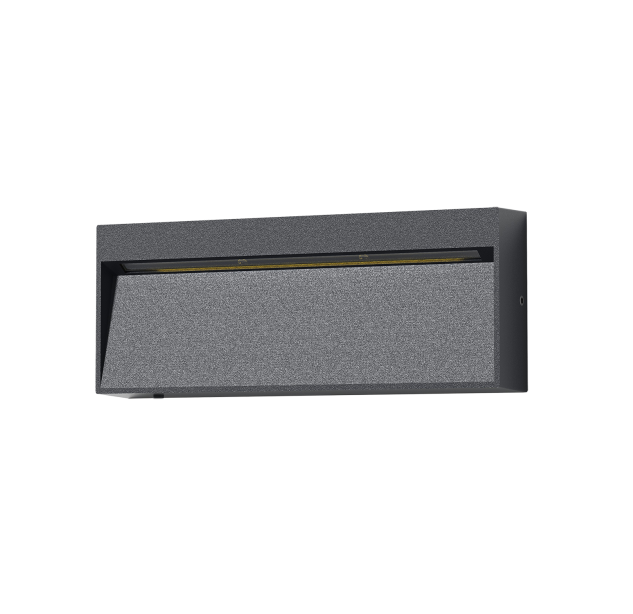Nashira sieninis šviestuvas 16/2062 tekstūruotas antracitas, LED 4,5 W 588 lm, CRI80 CL.I IP65, 2200 K–2700 K–3200 K–4000 K slankusis jungiklis