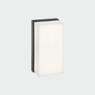 Noel sieninis šviestuvas 16/2090 tekstūruotas antracitas, LED 10 W 550 lm, CRI 90 CL.I IP65, integruotas LED, Kelvinas 2700 K–3000 K, slankusis jungiklis