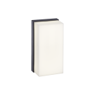 Noel sieninis šviestuvas 16/2090 tekstūruotas antracitas, LED 10 W 550 lm, CRI 90 CL.I IP65, integruotas LED, Kelvinas 2700 K–3000 K, slankusis jungiklis
