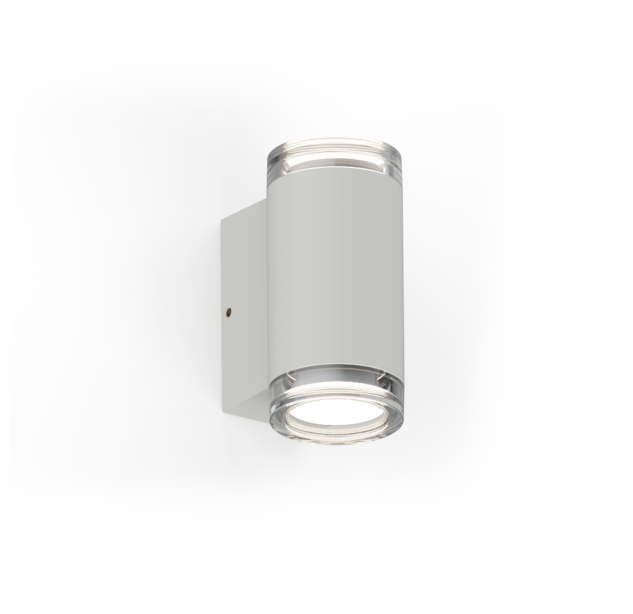 Artic sieninis šviestuvas 16/2091-2 Tekstūruotas baltas, LED GU10 2x8W, CL.I IP65