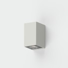 Sieninis šviestuvas „Oxen“ 100x60 mm, tekstūruotas baltas, LED 4 W, 515 lm, CRI 90, CL.I, IP65, 2700–3000 K, slankusis jungiklis