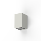 Sieninis šviestuvas „Oxen“ 100x60 mm, tekstūruotas baltas, LED 4 W, 515 lm, CRI 90, CL.I, IP65, 2700–3000 K, slankusis jungiklis