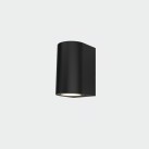 Nexo sieninis šviestuvas %D860x100mm tekstūruotas juodas, LED 4W 515lm, CRI90 CL.I IP65, Kelvinas 2700K-3000K slankusis jungiklis
