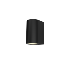Nexo sieninis šviestuvas %D860x100mm tekstūruotas juodas, LED 4W 515lm, CRI90 CL.I IP65, Kelvinas 2700K-3000K slankusis jungiklis