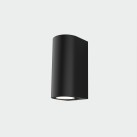 Nexo sieninis šviestuvas %D860x130mm tekstūruotas juodas, LED 2x4W 865lm, CRI90 CL.I IP65, Kelvinas 2700K-3000K slankusis jungiklis