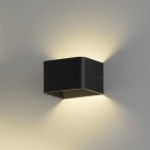 Sieninis šviestuvas „Icon“ 16/3089-10, tekstūruotas juodas, LED 8,5 W, 890 lm, CRI 90, CL.II, integruotas LED, 2700 K–3000 K–4000 K, slankusis jungiklis