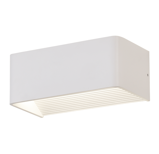 Sieninis šviestuvas „Icon“ 16/3089-20 Tekstūruotas baltas, LED 10,5 W 1100 lm, CRI90 CL.II, integruotas LED, 2700 K–3000 K–4000 K, slankusis jungiklis