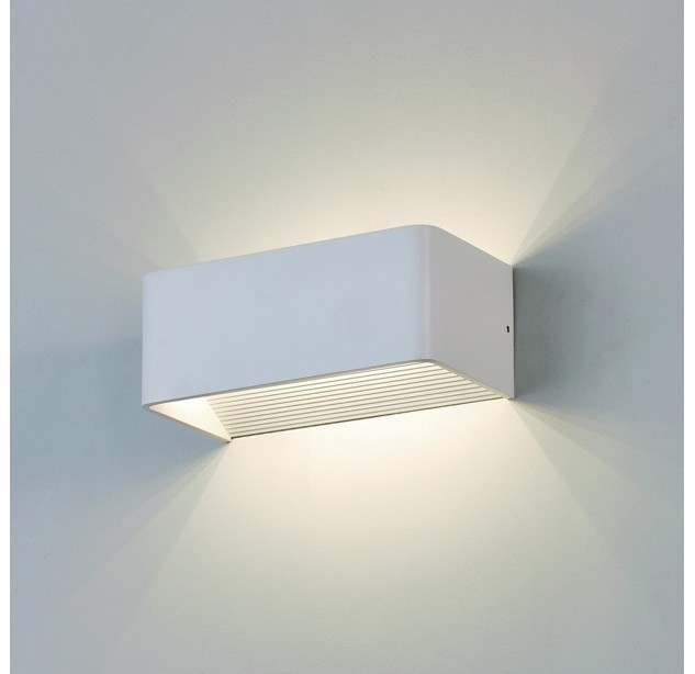 Sieninis šviestuvas „Icon“ 16/3089-20 Tekstūruotas baltas, LED 10,5 W 1100 lm, CRI90 CL.II, integruotas LED, 2700 K–3000 K–4000 K, slankusis jungiklis