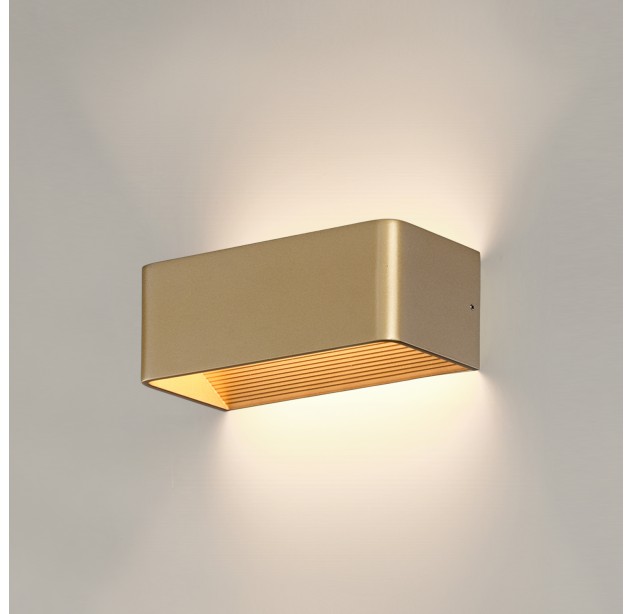Sieninis šviestuvas „Icon“ 16/3089-20 „Technical Gold“, LED 10,5 W, 1100 lm, CRI90 CL.II, integruotas LED, 2700 K–3000 K–4000 K slankusis jungiklis, dim. DALI/Push, ON-DEMAND **