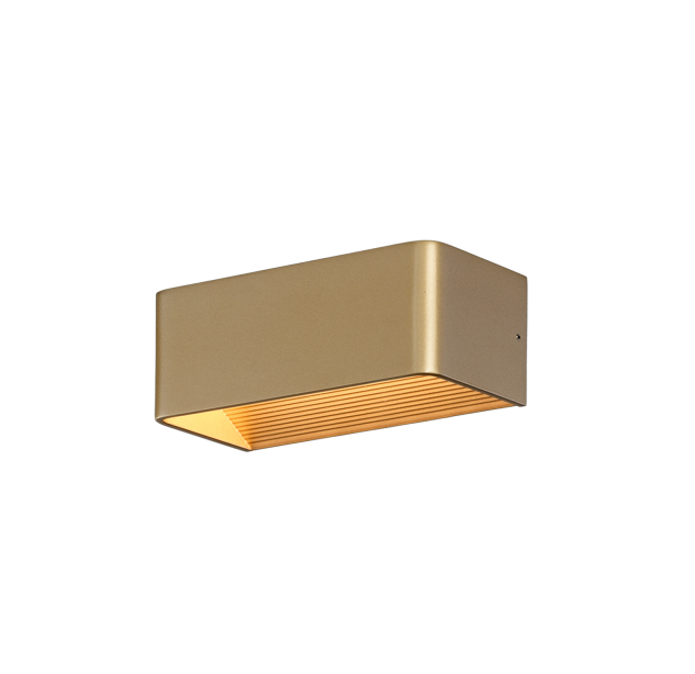 Sieninis šviestuvas „Icon“ 16/3089-20 „Technical Gold“, LED 10,5 W, 1100 lm, CRI90 CL.II, integruotas LED, 2700 K–3000 K–4000 K slankusis jungiklis, dim. DALI/Push, ON-DEMAND **