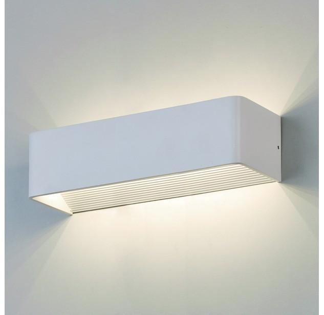 Sieninis šviestuvas „Icon“ 16/3089-36 Tekstūruotas baltas, LED 21 W, 2200 lm, CRI 90, CL.II, integruotas LED, 2700 K–3000 K–4000 K, slankusis jungiklis