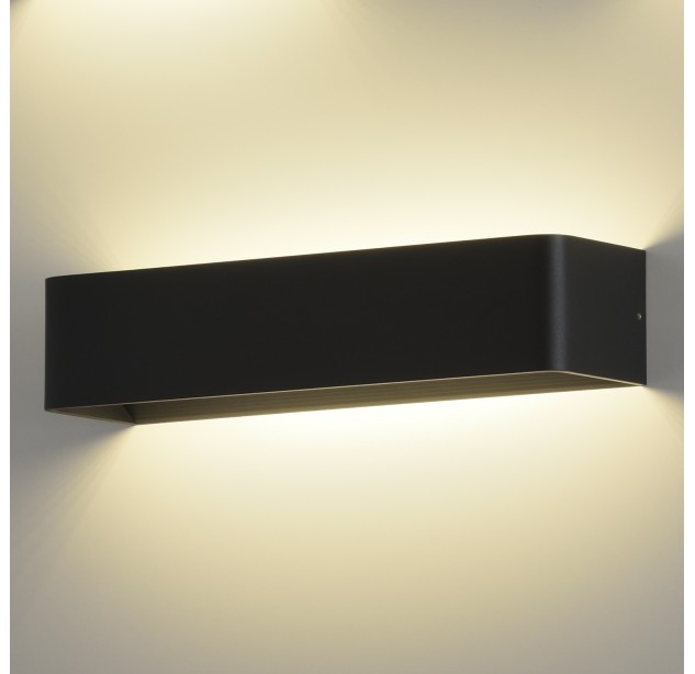 Sieninis šviestuvas „Icon“ 16/3089-36, tekstūruotas juodas, LED 21 W, 2200 lm, CRI 90, CL.II, integruotas LED, 2700 K–3000 K–4000 K, slankusis jungiklis