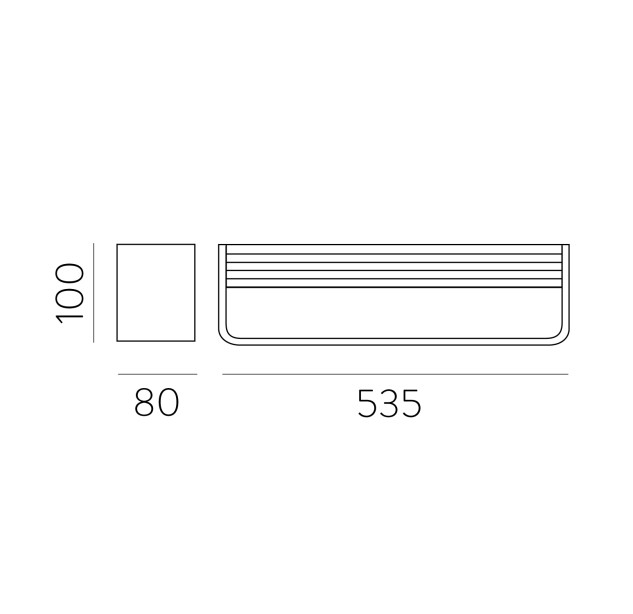 Icon sieninis šviestuvas 16/3089-50 Tekstūruotas baltas, LED 32 W 3162 lm, CRI90 CL.II, integruotas LED, 2700 K–3000 K–4000 K slankusis jungiklis, dim. triakas, ON-DEMAND **
