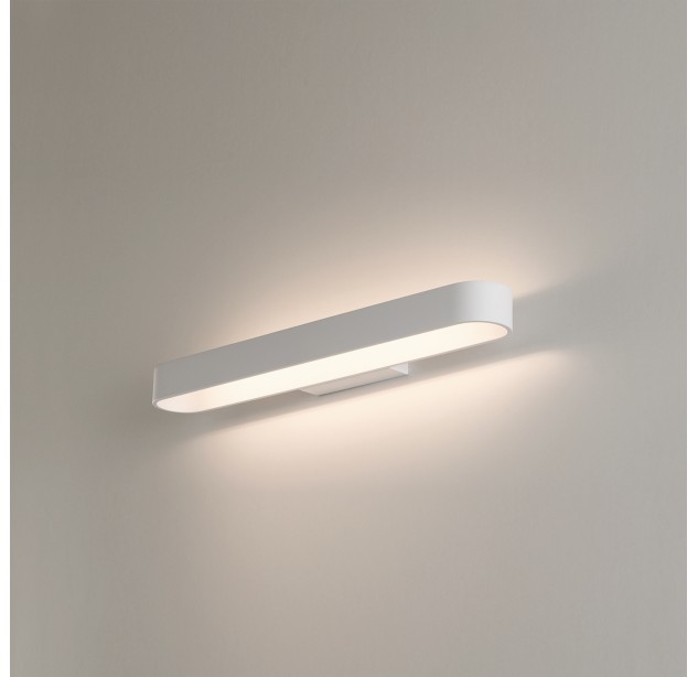 Gala sieninis šviestuvas 16/3189-43 Tekstūruotas baltas, LED 20 W 2430 lm, CRI90 CL.I, integruotas LED, 2700 K–3000 K–4000 K slankusis jungiklis