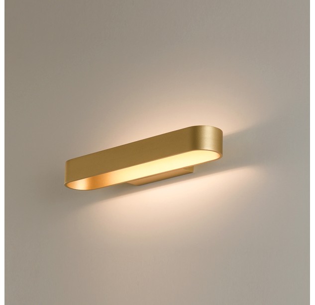 Gala sieninis šviestuvas 16/3189-43 Technical Gold, LED 20 W, 2430 lm, CRI 90, CL.I, integruotas LED, 2700 K–3000 K–4000 K, slankusis jungiklis