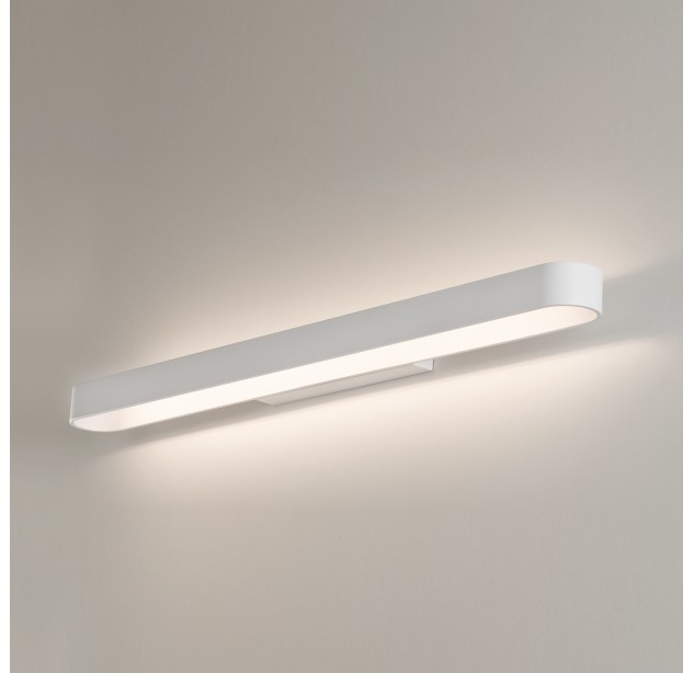Gala sieninis šviestuvas 16/3189-90 Tekstūruotas baltas, LED 43 W 5190 lm, CRI90 CL.I, integruotas LED, 2700 K–3000 K–4000 K slankusis jungiklis