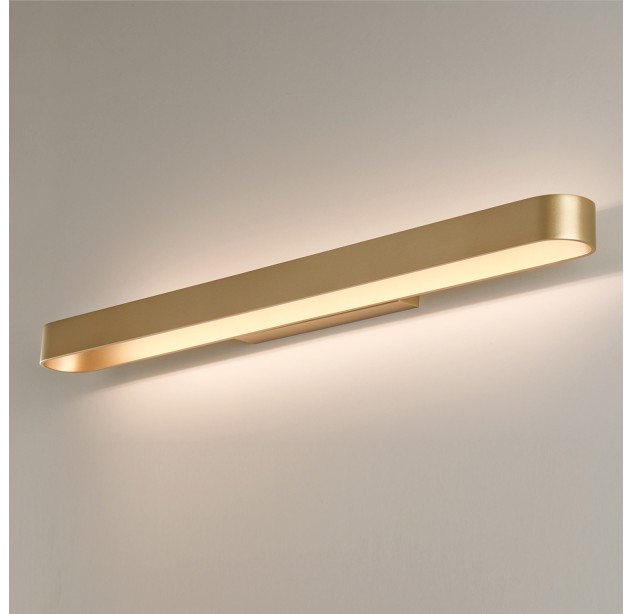 Gala sieninis šviestuvas 16/3189-90 Technical Gold, LED 43 W, 5190 lm, CRI 90, CL.I, integruotas LED, 2700 K–3000 K–4000 K slankusis jungiklis, dim. DALI/Push, ON-DEMAND **