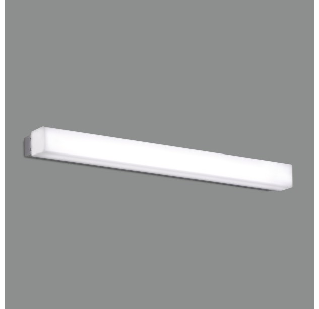 Sieninis šviestuvas „Box“ 16/3200-60, sidabrinis, LED 10,5 W, 4000 K, 800 lm, CRI 90, CL.II, IP44, integruotas LED
