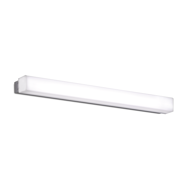 Sieninis šviestuvas „Box“ 16/3200-60, sidabrinis, LED 10,5 W, 4000 K, 800 lm, CRI 90, CL.II, IP44, integruotas LED