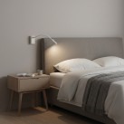Cio sieninis šviestuvas 16/3239 tekstūruotas baltas, LED 3 W, 3000 K, 285 lm, CRI 90, CL.I, integruotas LED, su jungikliu, reguliuojamas