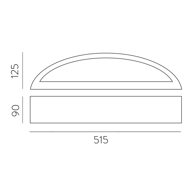 Sieniniai šviestuvai Alba 18 LED E14   A33863B