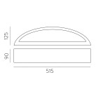 Sieniniai šviestuvai Alba 18 LED E14   A33863B