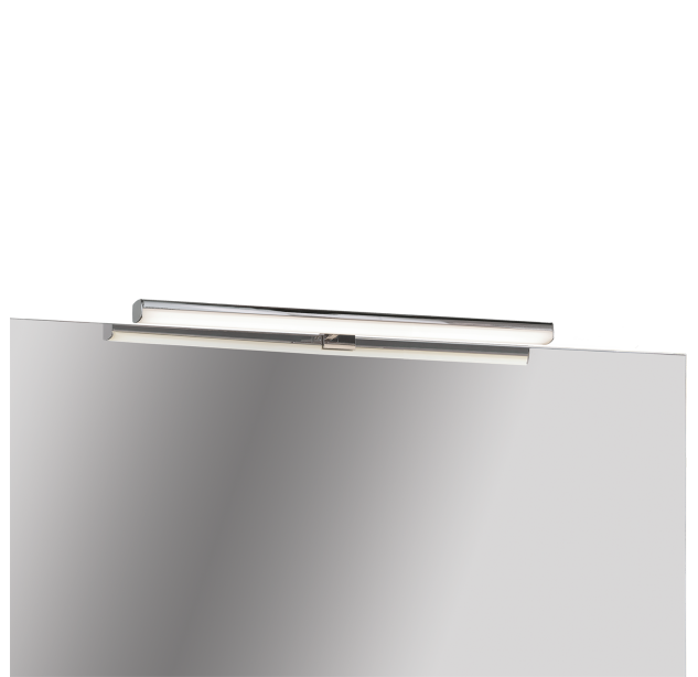 Sieninis šviestuvas „Dustin“ 16/3561-50, chromas, LED 10 W, 3000 K, 770 lm, CRI 90, CL.II, IP44, integruotas LED, 3 montavimo sistemos