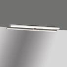 Sieninis šviestuvas „Dustin“ 16/3561-50, chromas, LED 10 W, 3000 K, 770 lm, CRI 90, CL.II, IP44, integruotas LED, 3 montavimo sistemos