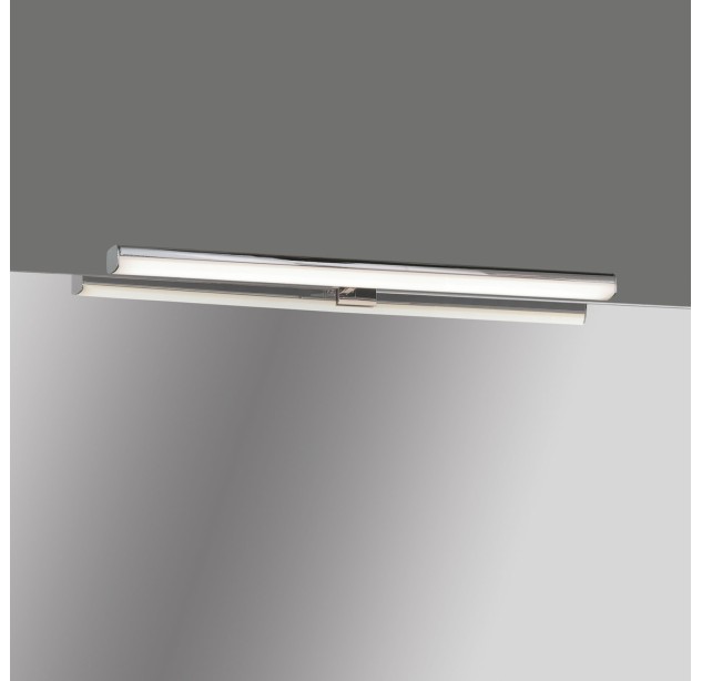 Sieninis šviestuvas „Dustin“ 16/3561-50, chromas, LED 10 W, 4000 K, 840 lm, CRI 90, CL.II, IP44, integruotas LED, 3 tvirtinimo sistemos