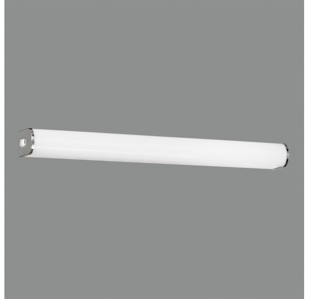 Loira sieninis šviestuvas 16/3592 Chromas/Opalas, LED 20 W 1800 lm, CRI90 CL.II IP44, integruotas LED, su jungikliu, 3000 K–4000 K slankusis jungiklis