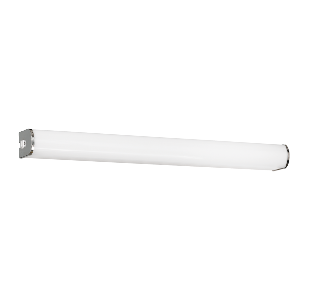Loira sieninis šviestuvas 16/3592 Chromas/Opalas, LED 20 W 1800 lm, CRI90 CL.II IP44, integruotas LED, su jungikliu, 3000 K–4000 K slankusis jungiklis