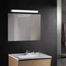 Loira sieninis šviestuvas 16/3592 Chromas/Opalas, LED 20 W 1800 lm, CRI90 CL.II IP44, integruotas LED, su jungikliu, 3000 K–4000 K slankusis jungiklis