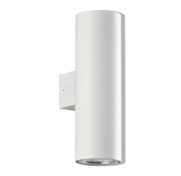 Zoom sieninis šviestuvas 16/3764-18 tekstūruotas baltas, LED GU10 2x8W, CL.I