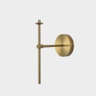 Doris sieninis šviestuvas 16/3820 Antique Gold, LED G9 7W, CL.II IP44, be stiklinio gaubto