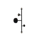 Doris sieninis šviestuvas 16/3820-4 tekstūruotas juodas, LED G9 4x7W, CL.I IP44, be stiklinio gaubto