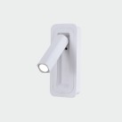 Boheme sieninis šviestuvas 16/3826 tekstūruotas baltas, LED 3 W 3000 K 285 lm, CRI90 CL.I, integruotas LED, be jungiklio, reguliuojamas, MULTI-PACK