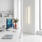 Fosca sieninis šviestuvas 16/3833-60 tekstūruotas baltas, LED 18 W 1800 lm, CRI90 CL.I, integruotas LED, 2700 K–3000 K–4000 K slankusis jungiklis, dim. triakas, ON-DEMAND **