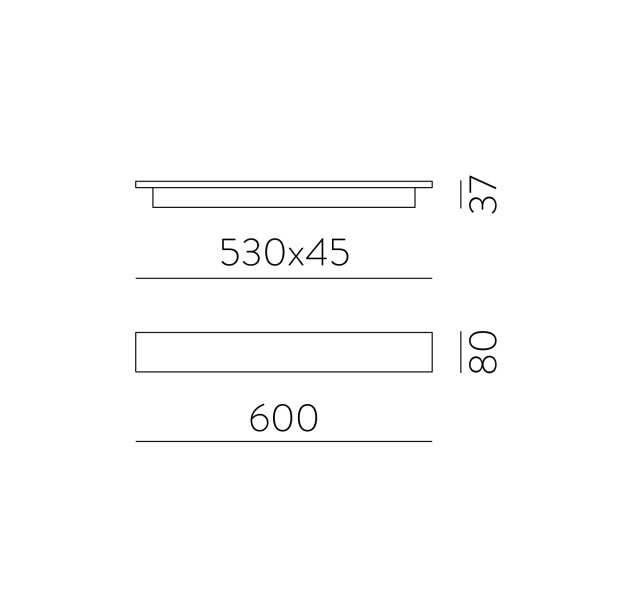 Fosca sieninis šviestuvas 16/3833-60 Technical Gold, LED 18 W, 1800 lm, CRI 90, CL.I, integruotas LED, 2700 K–3000 K–4000 K slankusis jungiklis, dimerizavimas DALI/Push, ON-DEMAND **