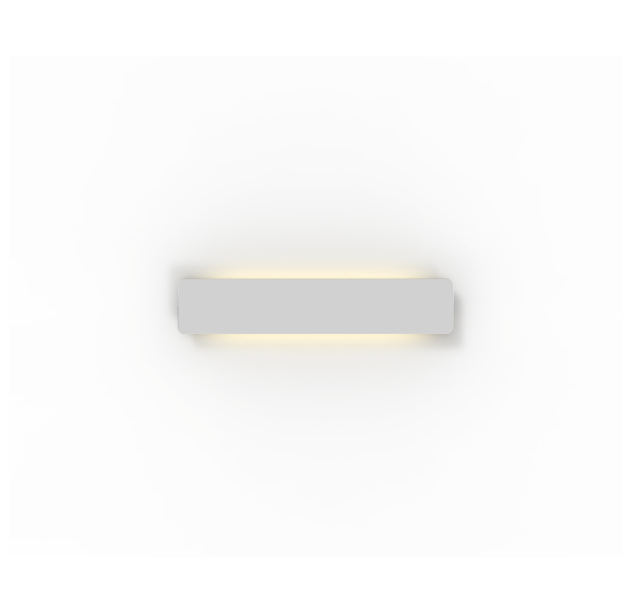 Fosca sieninis šviestuvas 16/3833-40 tekstūruotas baltas, LED 10 W 1050 lm, CRI90 CL.I, integruotas LED, 2700 K–3000 K–4000 K slankusis jungiklis, dim. DALI/Push, ON-DEMAND **