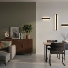 Fosca sieninis šviestuvas 16/3833-40 tekstūruotas juodas, LED 10 W 1050 lm, CRI90 CL.I, integruotas LED, 2700 K–3000 K–4000 K slankusis jungiklis, dim. triakas, ON-DEMAND **