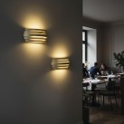 „Luxur“ sieninis šviestuvas 16/3840-30 „Tech Gold“, LED 20 W, 1200 lm, CRI 90, CL.I, integruotas LED, 2700–3000 K, slankusis jungiklis