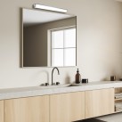 Tavi sieninis šviestuvas 16/3850-60 Chrome, LED 18 W 1500 lm, CRI90 CL.II IP44, integruotas LED, 3000 K–4000 K, slankusis jungiklis