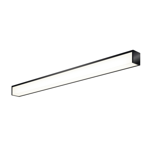 Tavi sieninis šviestuvas 16/3850-60, tekstūruotas juodas, LED 18 W, 1500 lm, CRI 90, CL.II, IP44, integruotas LED, 3000 K–4000 K, slankusis jungiklis