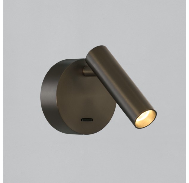 Atria sieninis šviestuvas 16/3925, bronzos spalvos, LED 3 W, 3000 K, 285 lm, CRI 90, CL.I, integruotas LED, su jungikliu, reguliuojamas