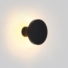 Corvus sieninis šviestuvas, tekstūruotas juodas, LED 7,5 W, 3000 K, 675 lm, CRI 90, CL.I, IP54