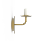 Parma sieninis šviestuvas, matinis antikinis auksas, LED E27 15 W, CL.II IP44, be stiklinio gaubto