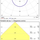 Kombinuotas sieninis šviestuvas 16/3966-20, tekstūruotas juodas, LED 10 W, 640 lm, CRI 90, CL.I, IP65, integruotas LED, 2700–3000 K, slankusis jungiklis