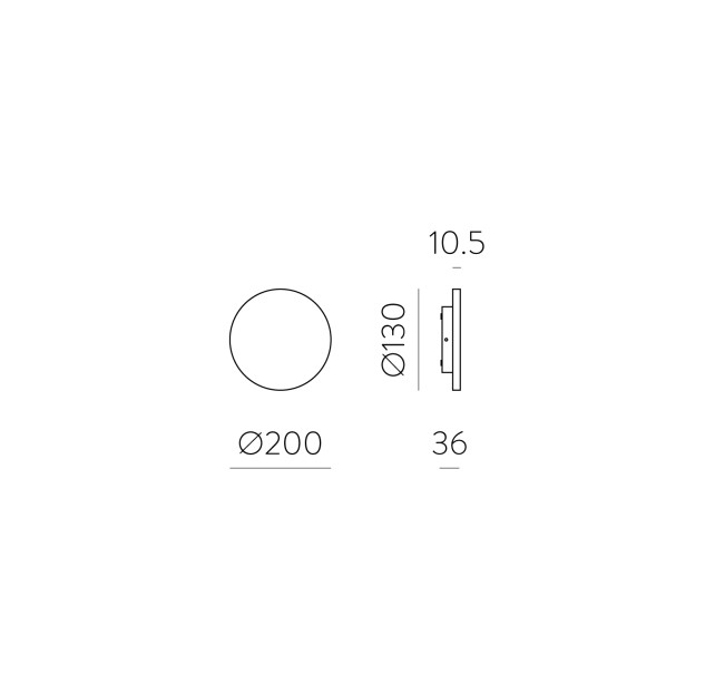 Kombinuotas sieninis šviestuvas 16/3966-20 „Technical Gold“, LED 10 W, 640 lm, CRI 90, CL.I, IP65, integruotas LED, 2700–3000 K, slankusis jungiklis